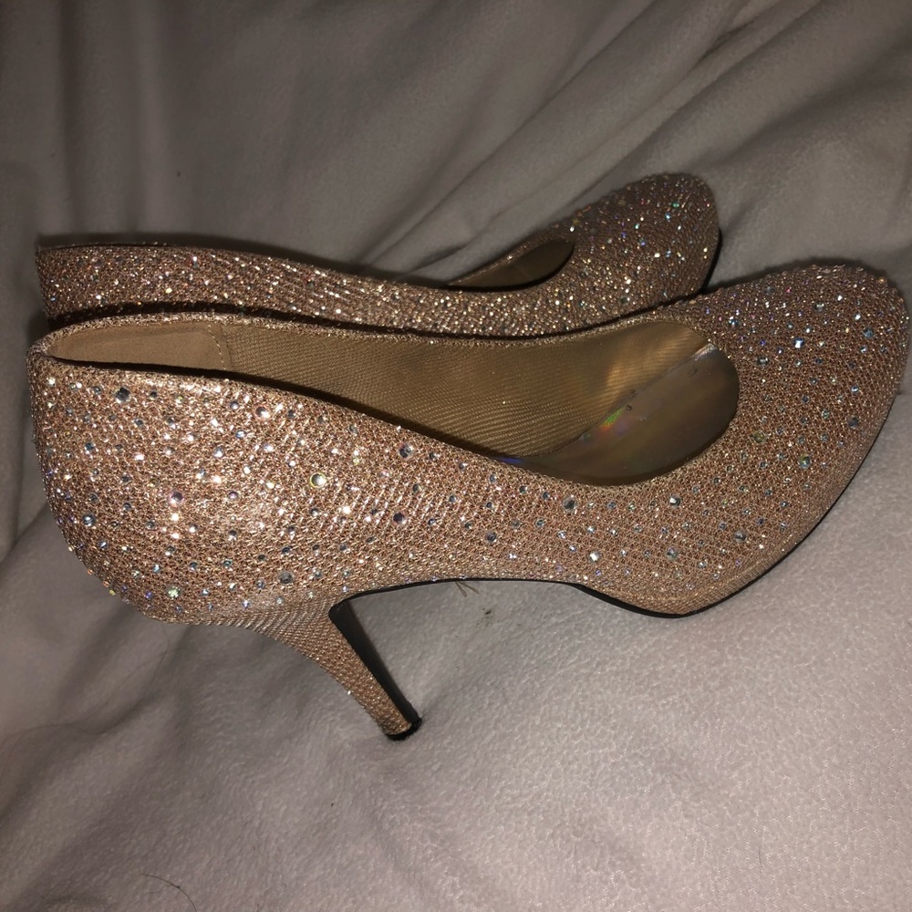 Gold heels